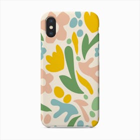 Flower Cutout Pastel Phone Case