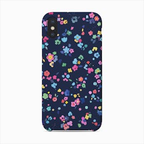 Ditsy Flowers Navy Phone Case