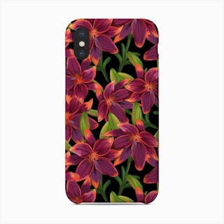 Cute Lilies Pattern Phone Case