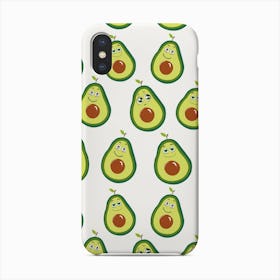 Avocados Cute Expressions Phone Case