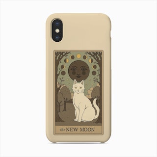The New Moon   Cats Tarot Phone Case
