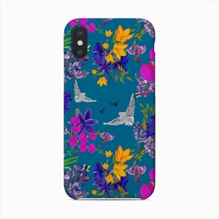 Istanbul Flowers Pattern Phone Case