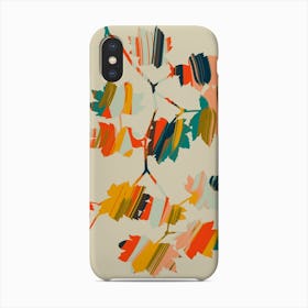 Colorful Hanging Maple Leaves Phone Case