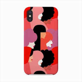 Girl Power We Persist Coral Phone Case