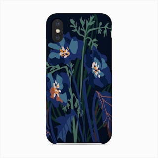 Wild Flowers Modern Floral Illustration Phone Case