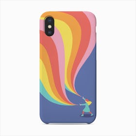 Rainbow Powers Waves Phone Case