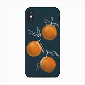 Oranges Orange And Navy Phone Case