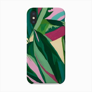 Patterned Leaves Phone Case