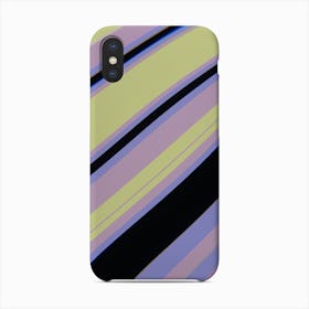 Purple Stripe Pattern Phone Case