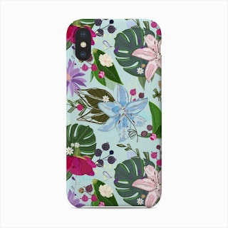 Lily, Rose And Bud Phone Case