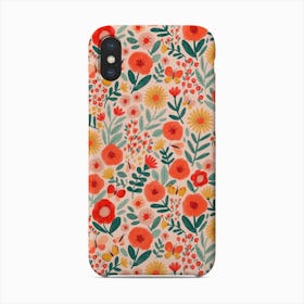 Floral Butterfly Pattern Phone Case