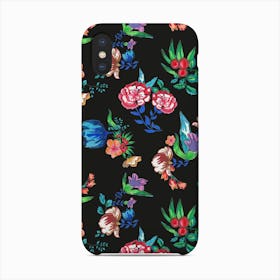 Colorful Painting Handrawn Abstract Flowers Pattern Phone Case