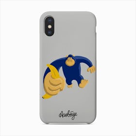 Blue Gorilla Phone Case