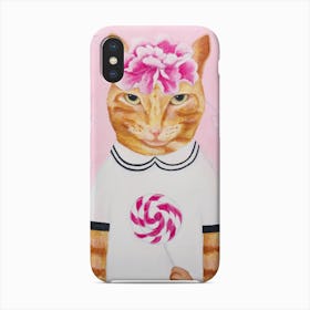 Cat And Lollypop Phone Case