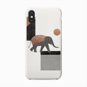Elephant Mosaic I Phone Case