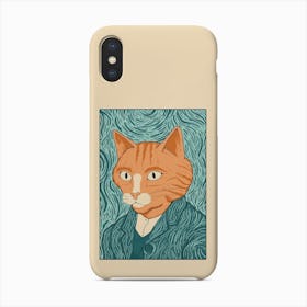 Cat Gogh Phone Case