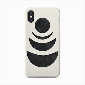 Mood Of The Moon Black Phone Case