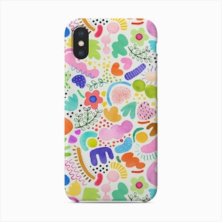 Playful Abstract Colourful Summer Phone Case