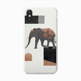 Elephant Mosaic Ii Phone Case