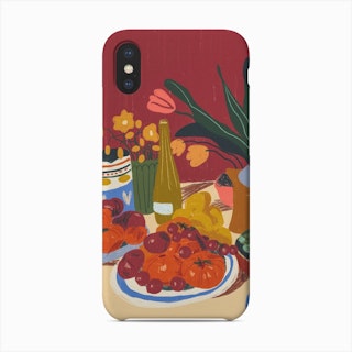 Red Wine Still Life Phone Case