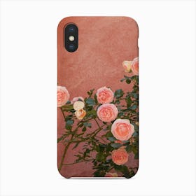 Pink Roses Blossom Phone Case