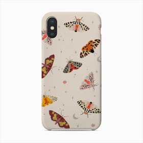 Colorful Moths Phone Case