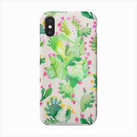 Succulent Cactus Soft Pink Phone Case
