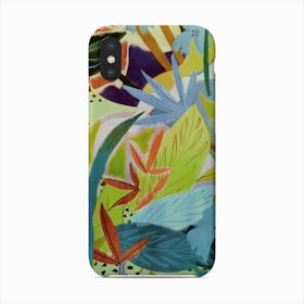 Jungle Collage Painting Phone Case