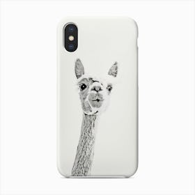 Cute Alpaca Watercolor Phone Case
