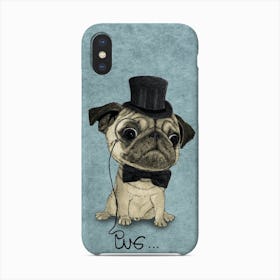 Gentle Pug Phone Case