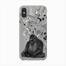 Moody Gorilla Phone Case