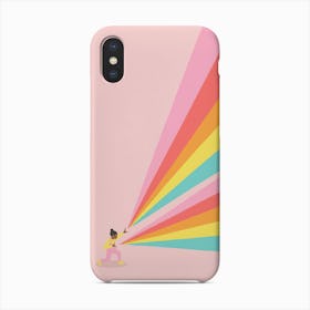 Rainbow Powers Rays Phone Case