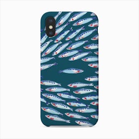 Fish Shaul Nautical Navy And Blue Phone Case