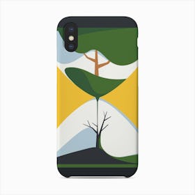 Hourglass With Tree Life Cycle Phone Case