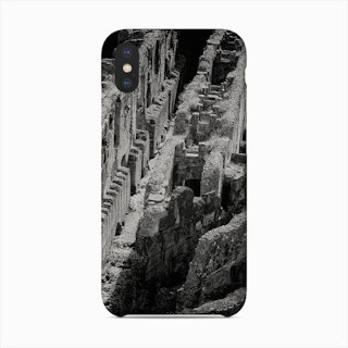 The Lower Level Of The Colosseum In Rome Phone Case