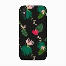 Anthorium Tropical Flowers Phone Case