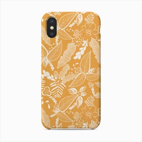On Safari Colourful Leaf Pattern Phone Case