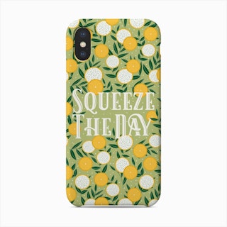 Squeeze The Day Lime Phone Case