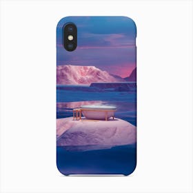 Isolated Relaxing Bath Phone Case