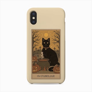 The Familiar   Cats Tarot Phone Case
