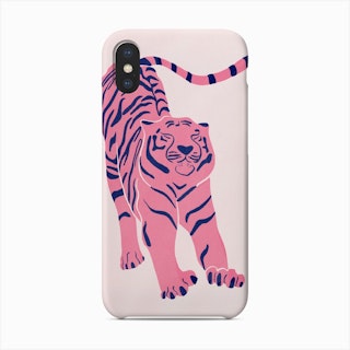 Tiger Doesnt Lose Sleep Pink Phone Case