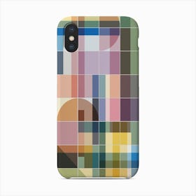 Geometric Colorful Tiles Phone Case