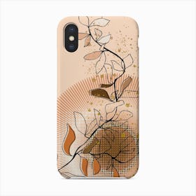 Abstract Branch Warm Sunset Phone Case