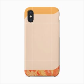 Mid Century Tropical Orange Way Phone Case