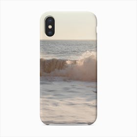 Sunset Waves In Iceland Phone Case
