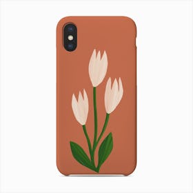 White Tulips Phone Case