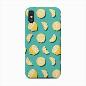 Lemon And Lemon Slices Pattern Phone Case
