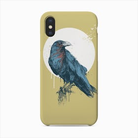 Blue Crow 3 Phone Case