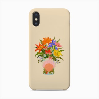 Saint Jacques Shell Flower Bouquet Phone Case