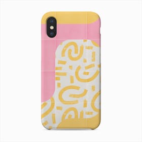 Sunny Doodle Tiles 02 Phone Case